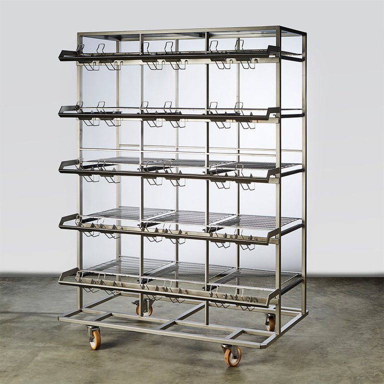 S/S rack for Tecniplast 1500 U cages